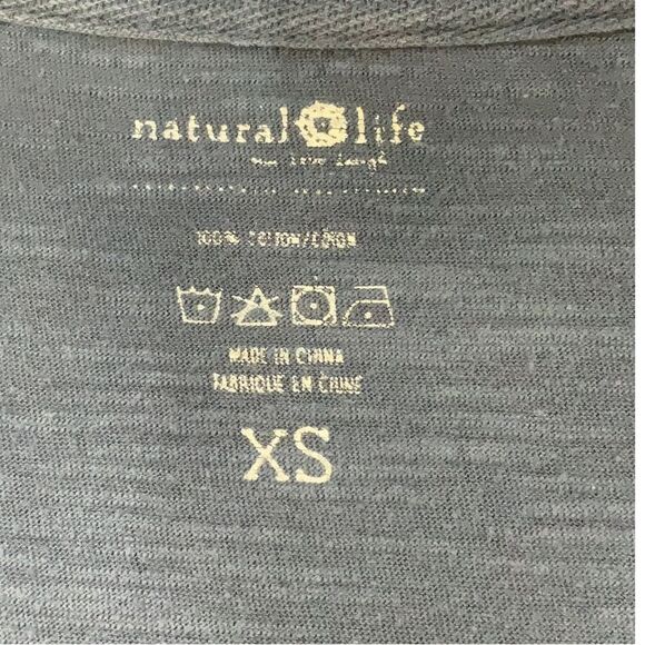 Natural Life Johnny Oversized 100% Cotton Muted Coastal Blue Relaxed Jumpsuit XS - Picture 6 of 9